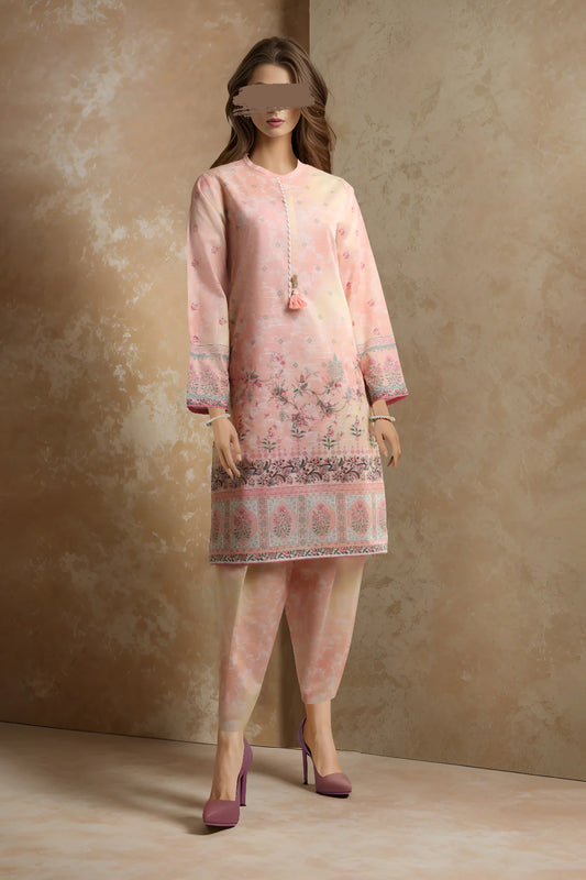 SAYA 2 Piece Unstitched Printed Khaddar